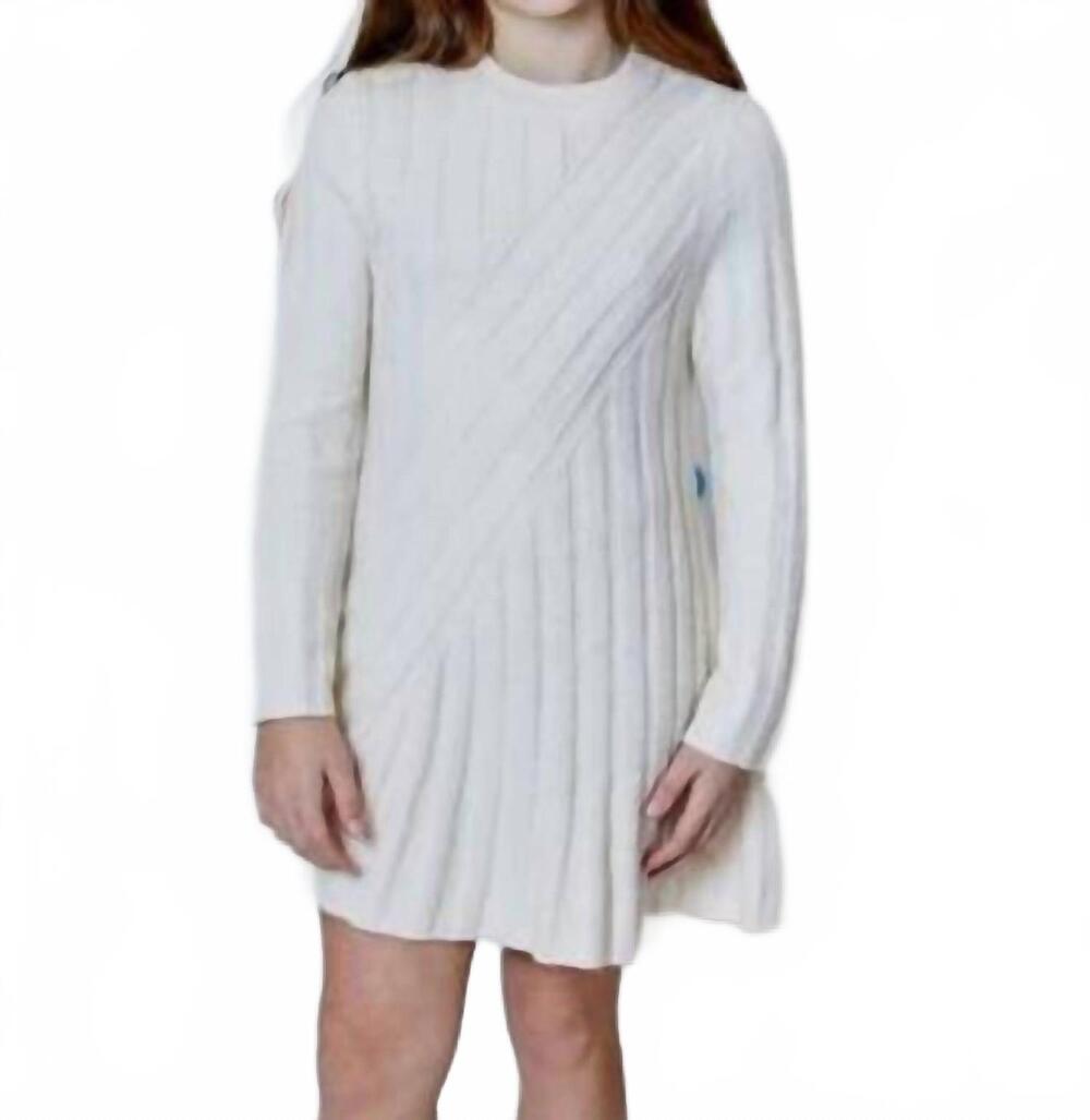 NEW DESIGN HISTORY sweater dress in ivory